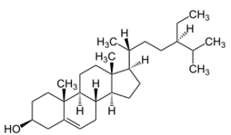 Рисунок 2. Структура β-ситостерина (бета-ситостерин), одного из наиболее известных фитостеринов
